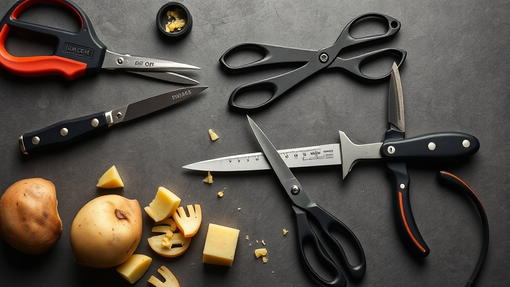 Left-handed potato peelers and kitchen gadgets